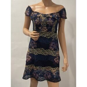 foxiedox dress Size 2 Multiple Color Lace And Embroidery